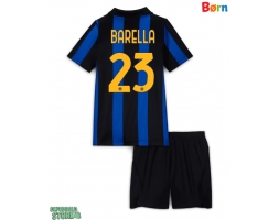 Inter Milan Nicolo Barella #23 Replika Babytøj Hjemmebanesæt Børn 2026-27 Kortærmet (+ Korte bukser)